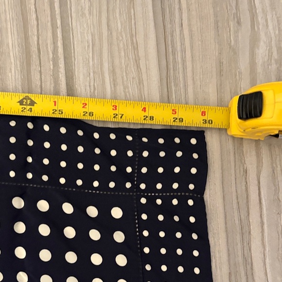 Vintage Ralph Lauren Navy & White Polka Dot Silk Scarf - Picture 10 of 11